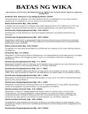 memorandum sirkular blg 488|Mga batas at kautusan na may kinalaman sa wikang pambansa .